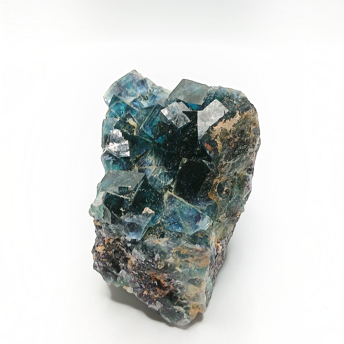 Fordite Haus: Crystals & Fordite Okoruso butterfly pocket fluorite mineral specimen with deep blue and purple zoning