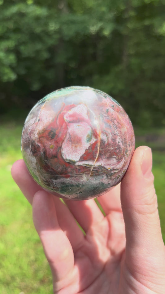 62.4mm Ocean Jasper Sphere
