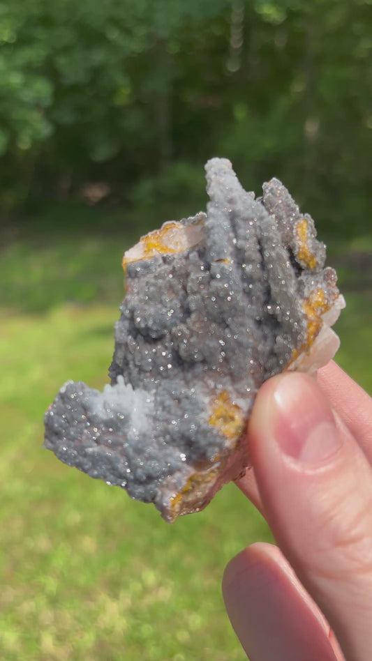 Stalactite Manganese Druzy Quartz