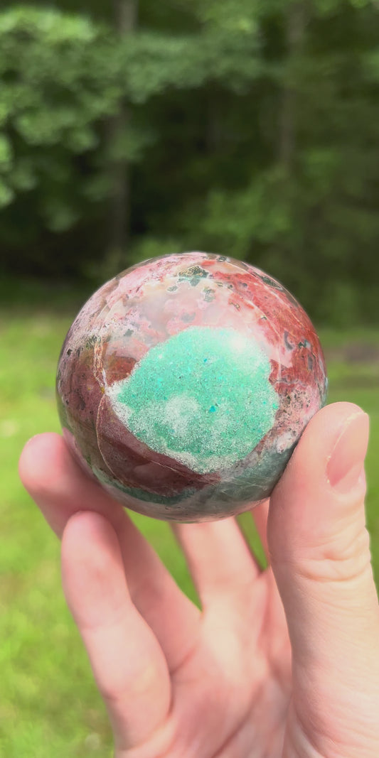 57.3mm Ocean Jasper Sphere