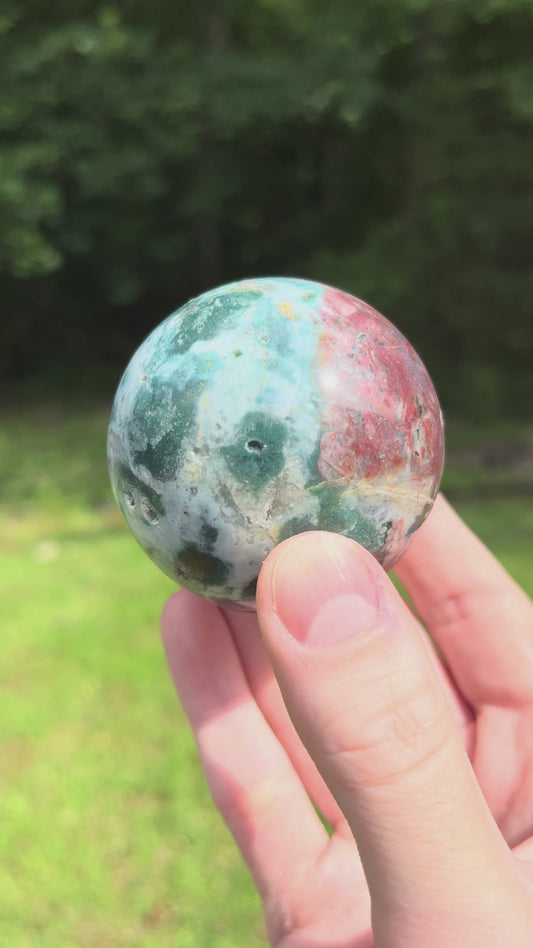 57.4mm Ocean Jasper Sphere