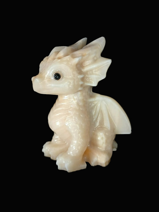 Yellow Calcite Dragon