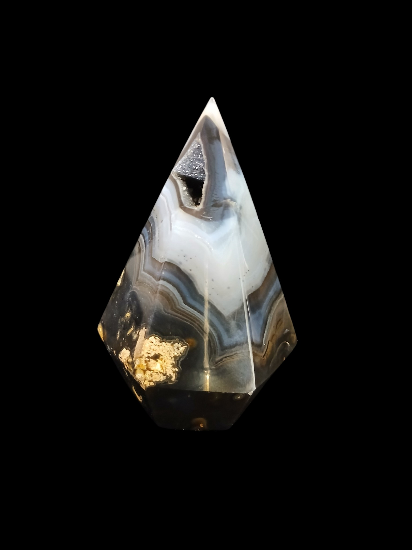 Druzy Agate Diamond (3in)
