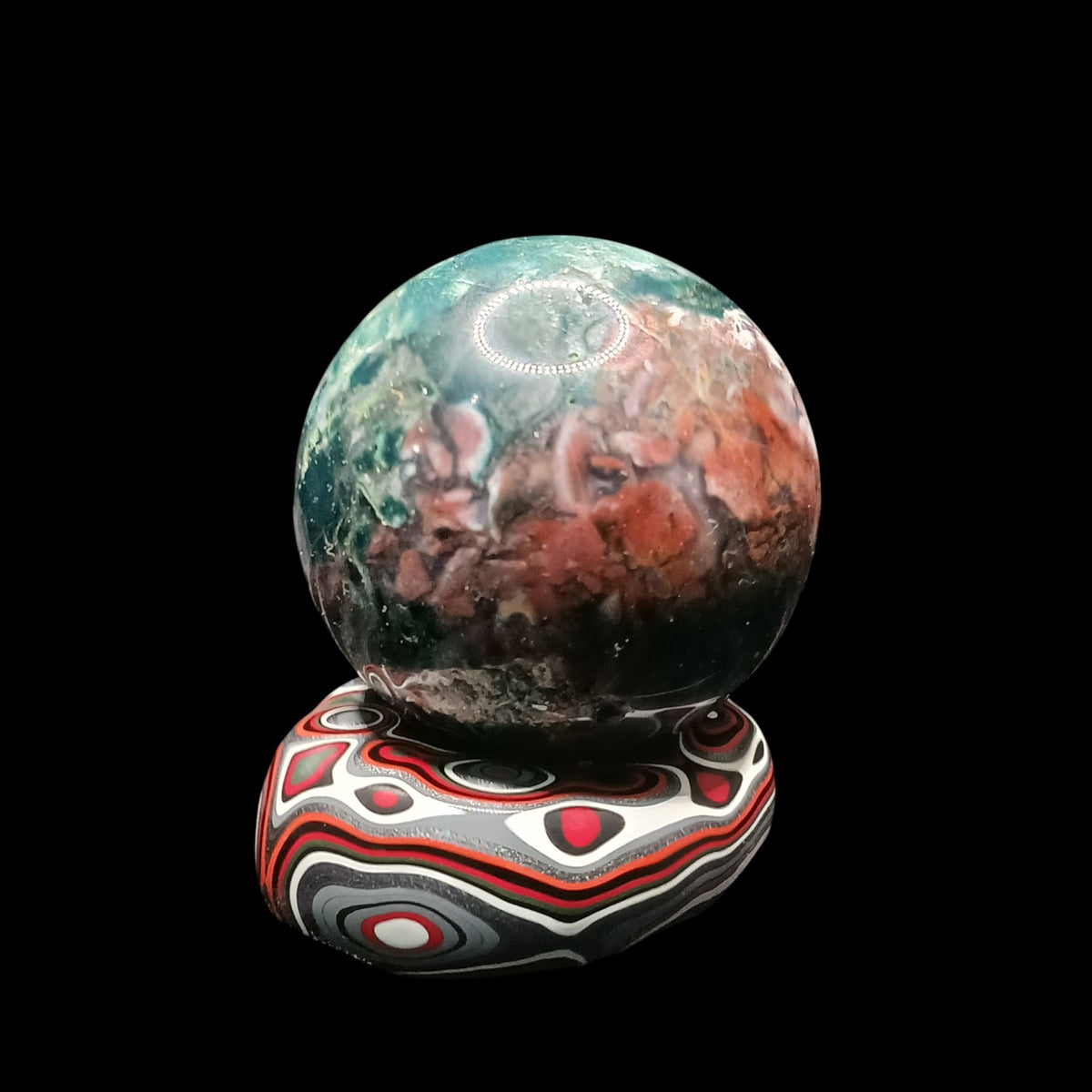 Fordite Sphere Stand (Stand Only)