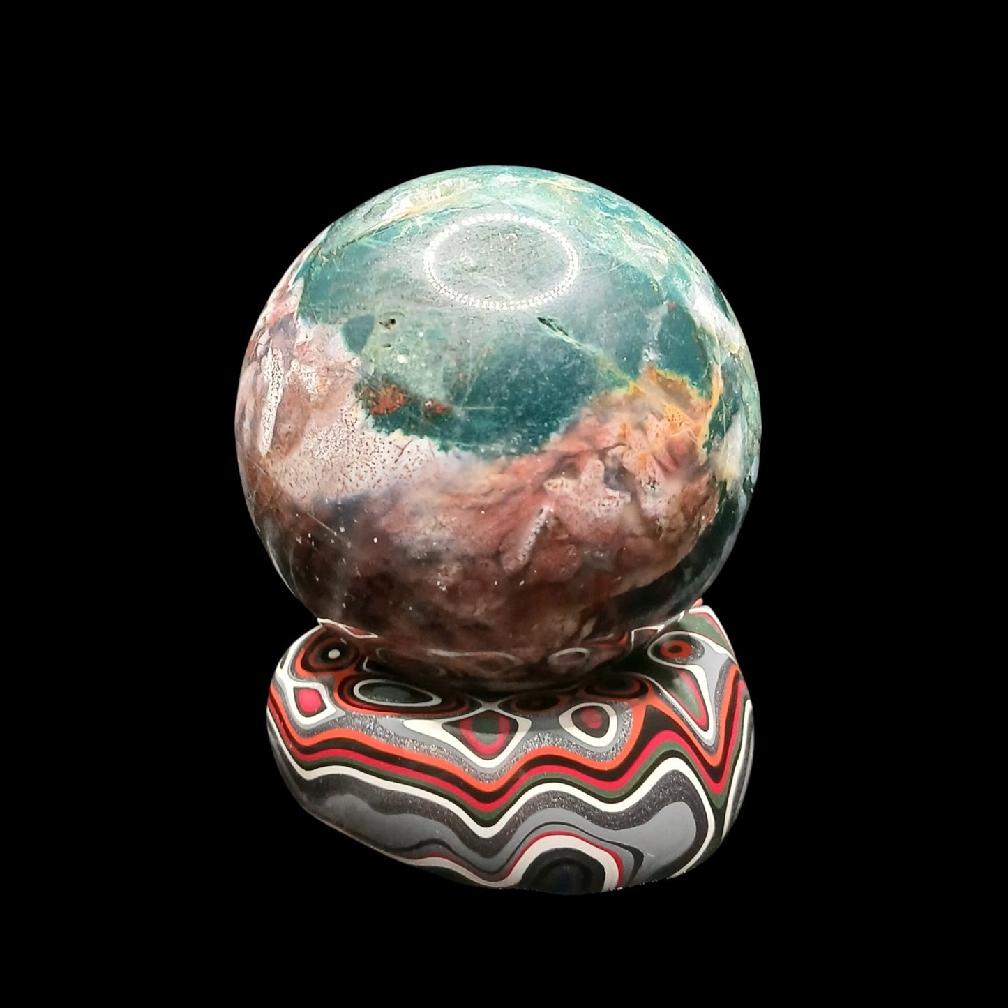 Fordite Sphere Stand (Stand Only)