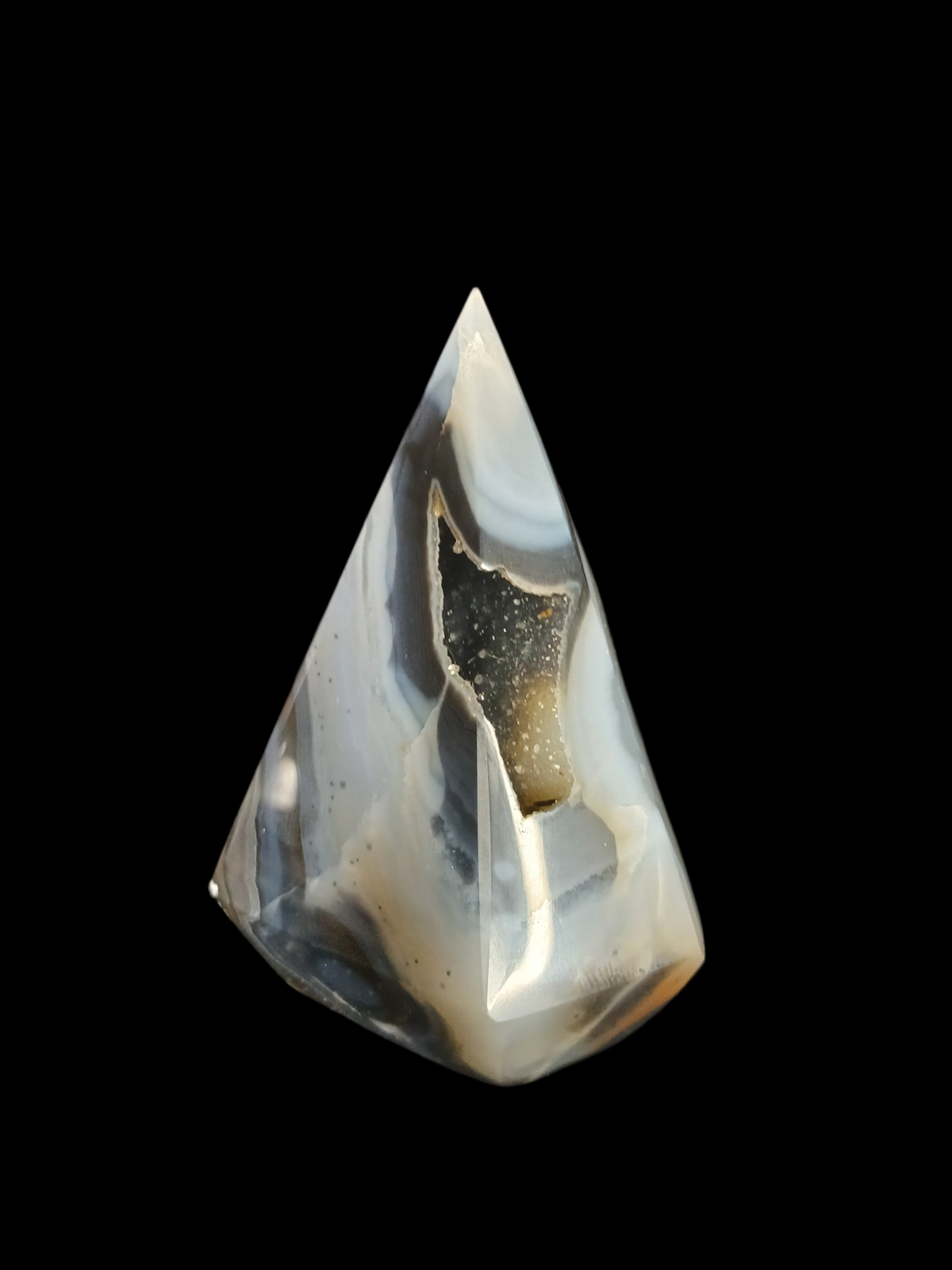 Druzy Agate Diamond (3in)